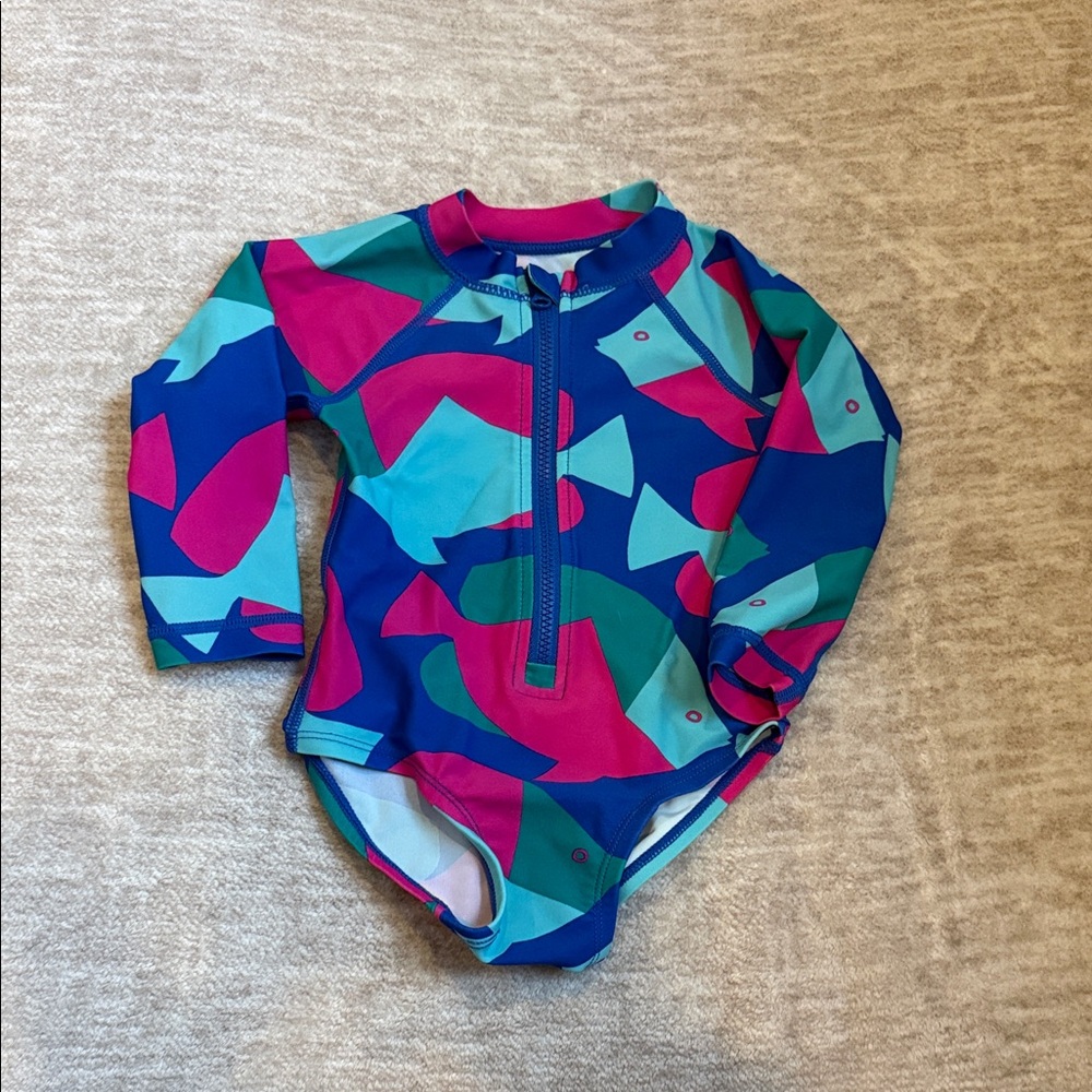 Tea Collection Colorful Kids Swim Rashguard